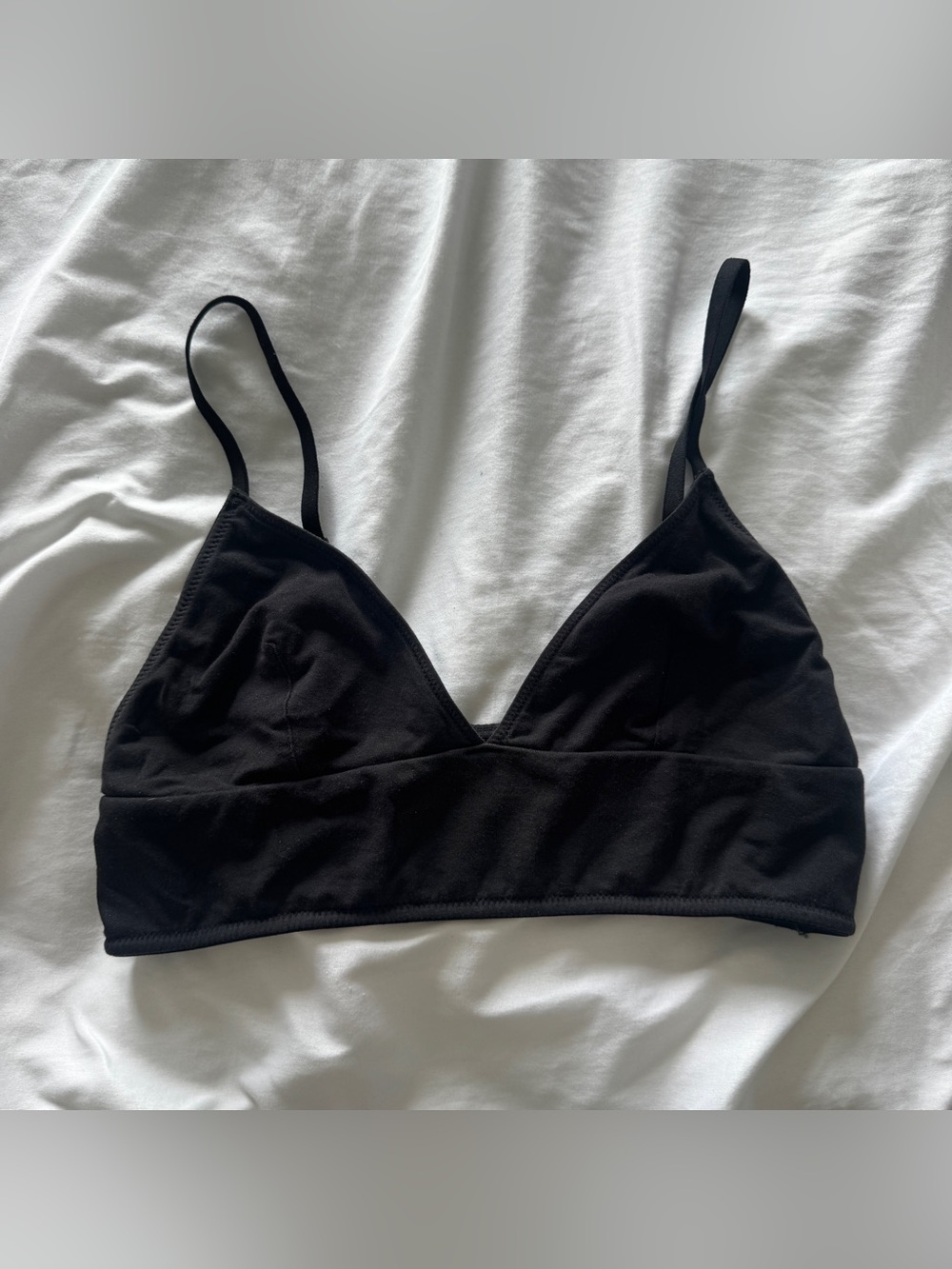 Madewell Black Wireless Bralette Small